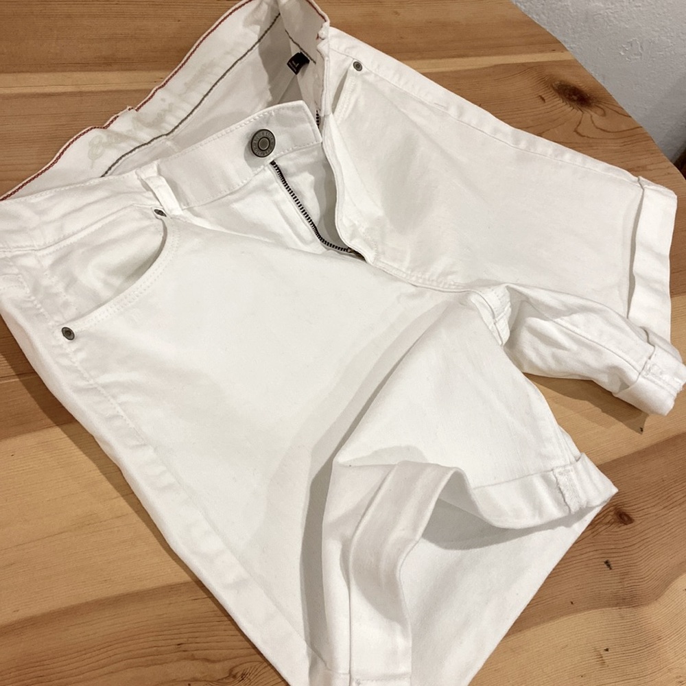 Eddie Bauer White denim Shorts size 8